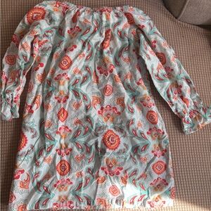 Haley and the hound fancy paisley Dress Floral Off-Shoulder Dress